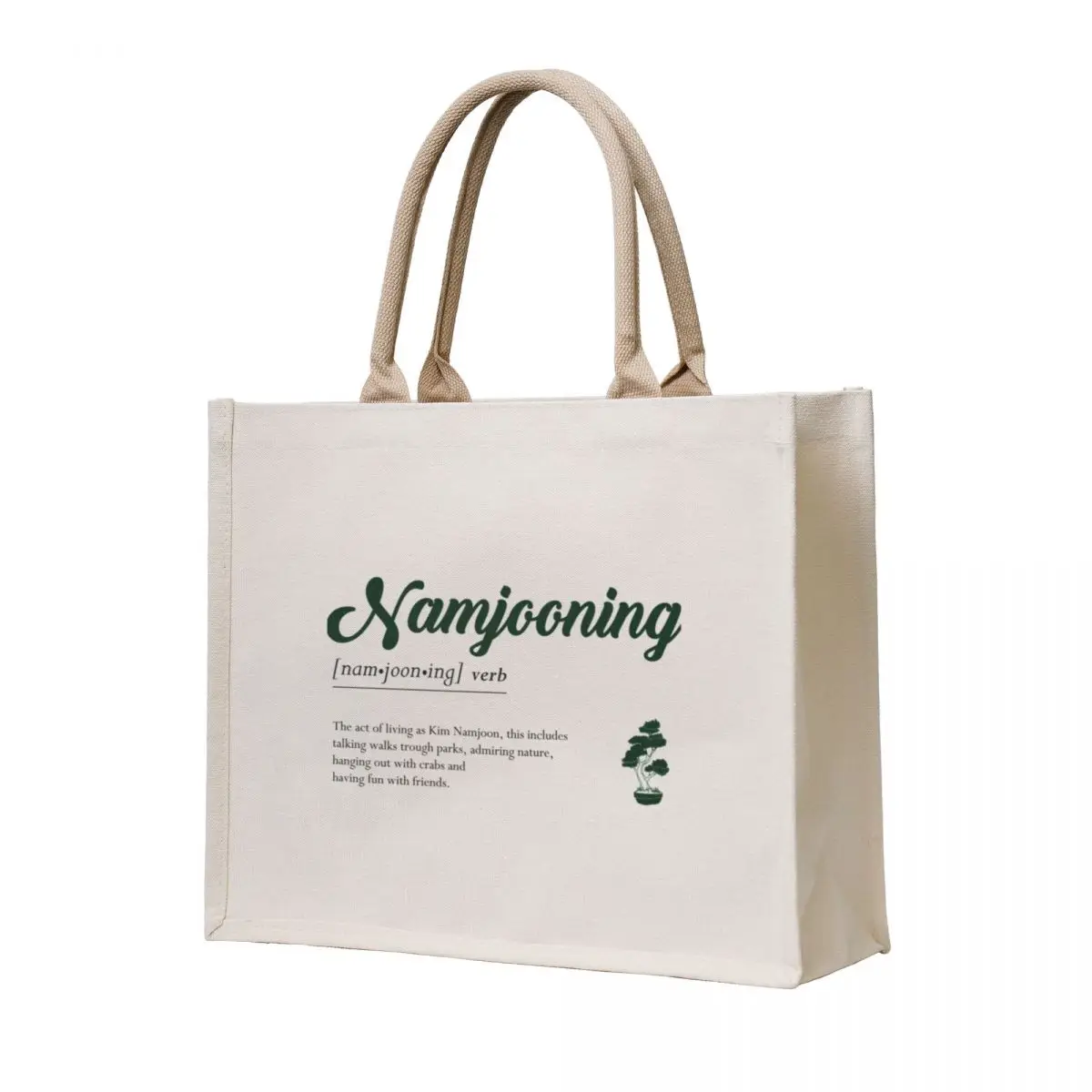 

Namjooning Verb Classic . Tote Bag Shopper handbag large tote bag personalized tote bag Gift bags