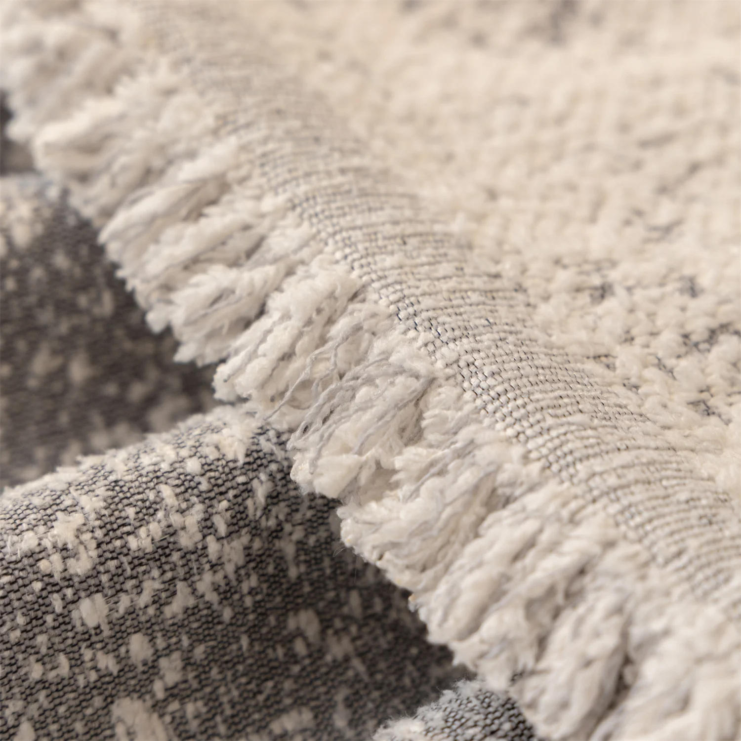 Fluffy Creamy Style Sofa Towel with Tassels Heavy Warm Blanket Four Seasons Couch Cover Universal Multiple Use