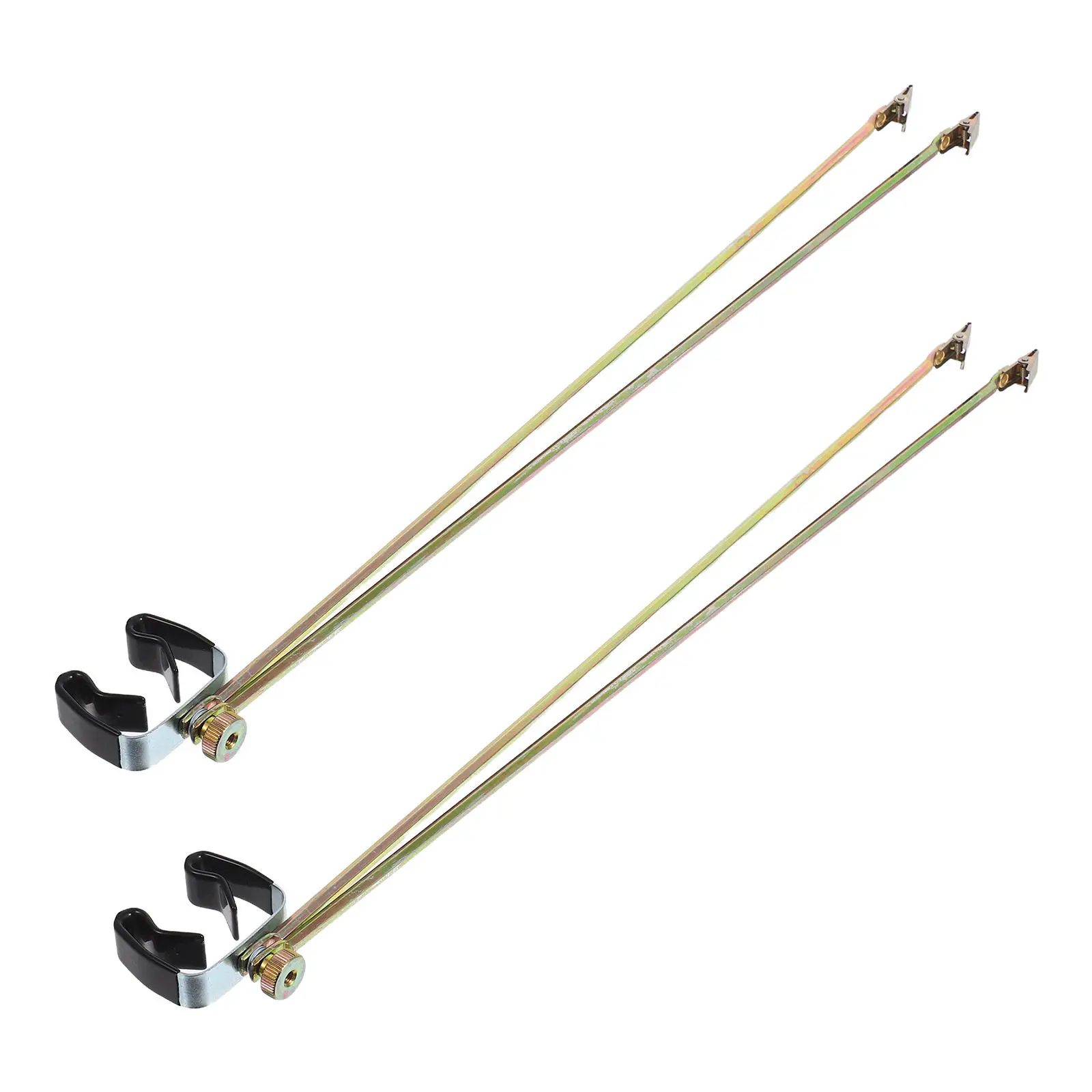 2Pcs Flagpole Spreader Adjustable Indoor Flagpole Display Banner Holder Stable Stainless Steel Flag Support Frame for School