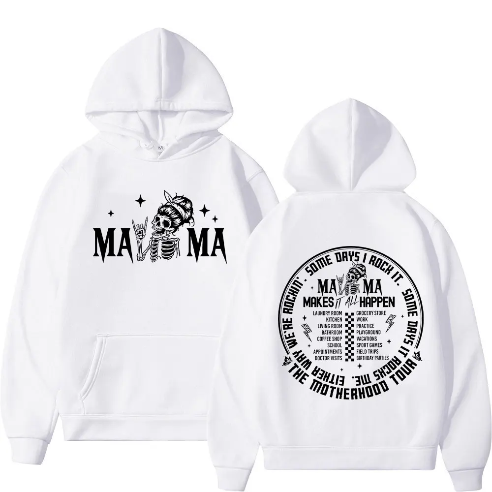 

Mama The Motherhood Tour 2024 Print Hoodie Fashion Rock Hip Hop Sweatshirts Gothic Vintage Oversized Pullovers Unisex Streetwear