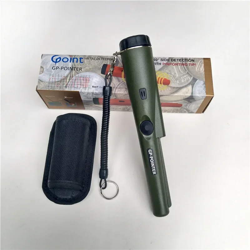 Portable Handheld Metal Detector Professional Underground Portable Gold Detector Assist Tool Partial Waterproof Pinpointer