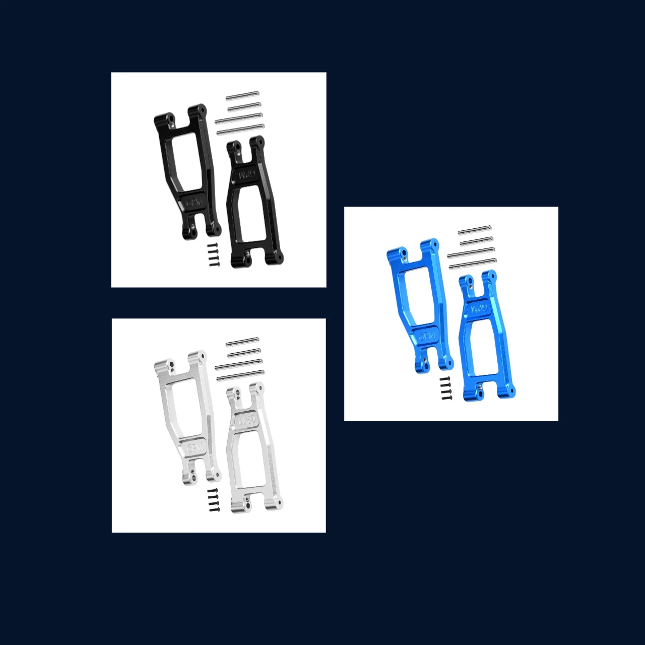 

7075-T6 Alloy Front Upper Suspension Arms For TAMIYA 1/10 DT-04 RC Fighter Nxgen