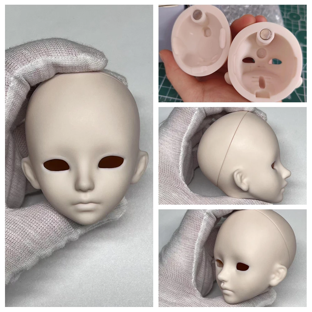 1/4 MSD  bjd doll practice head without makeup face boy girl doll accessories PVC vinyl LUYUN