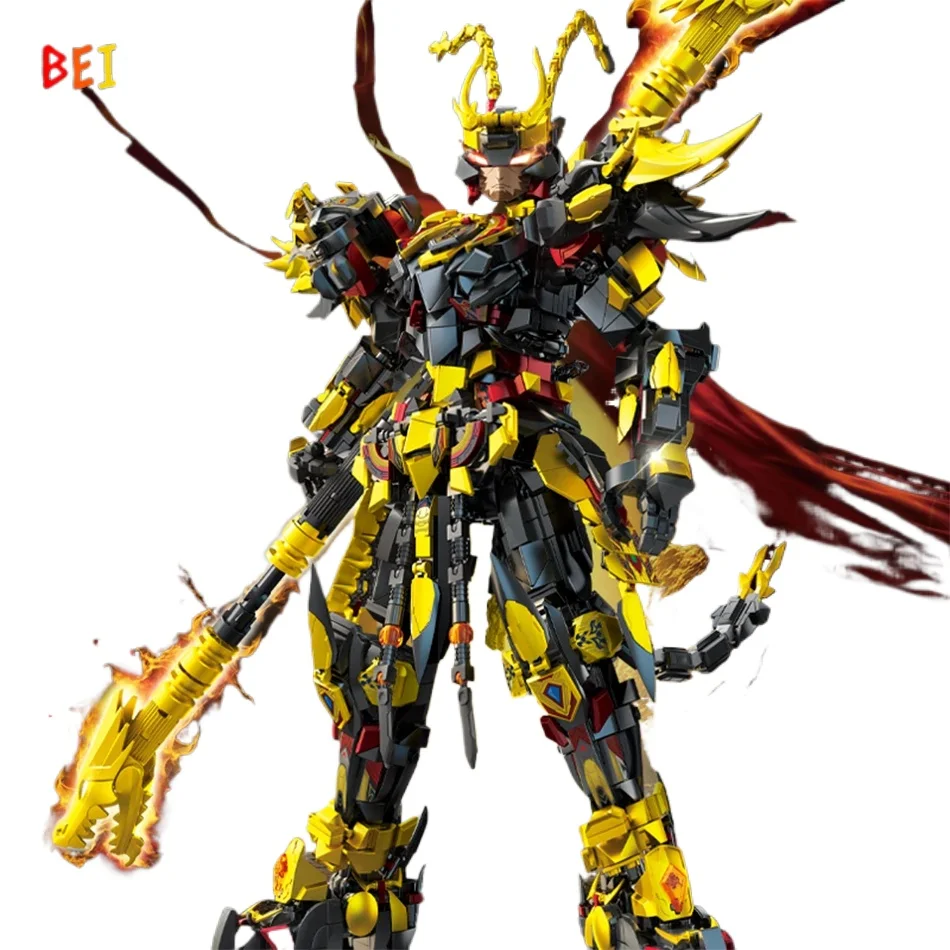 

2000+PCS Warrior Robot Building Blocks Monkey Dragon Tiger Bird Mecha Chinese Action Figures Bricks Toys for Adult Holiday Gift