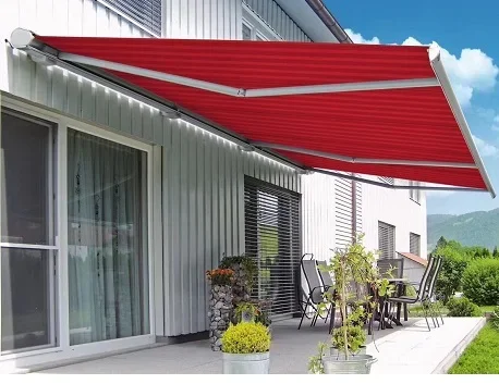 Balcony Sunshade Motorized Retractable Sliding Full Cassette Garden Awning retractable awning outdoor awning manufacturer