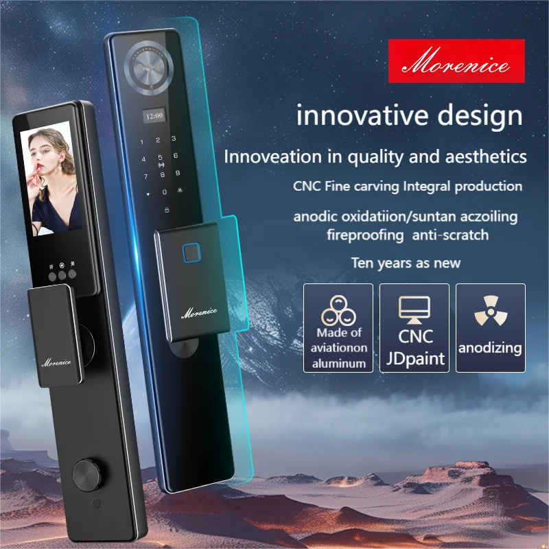 

Morenice palmar vein и 3D face smart door lock M5MAX