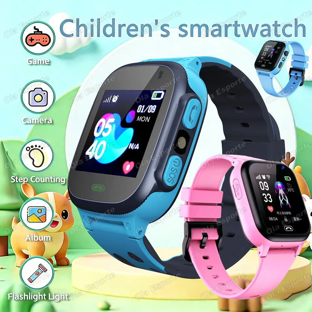 

Новые умные часы 2G для детей: игры, мониторинг сна, камера, будильник, вызов SOS, детские телефонные часы, подарки для мальчиков и девочек, смарт-часы