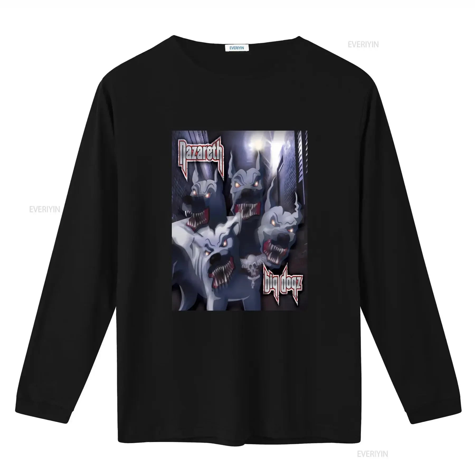 New Dtg Dtf T shirt NAZARETH Big Dogz Size Featuring Aggressive Dog s for a Bold Look vintage Washed streetwear Soft homme