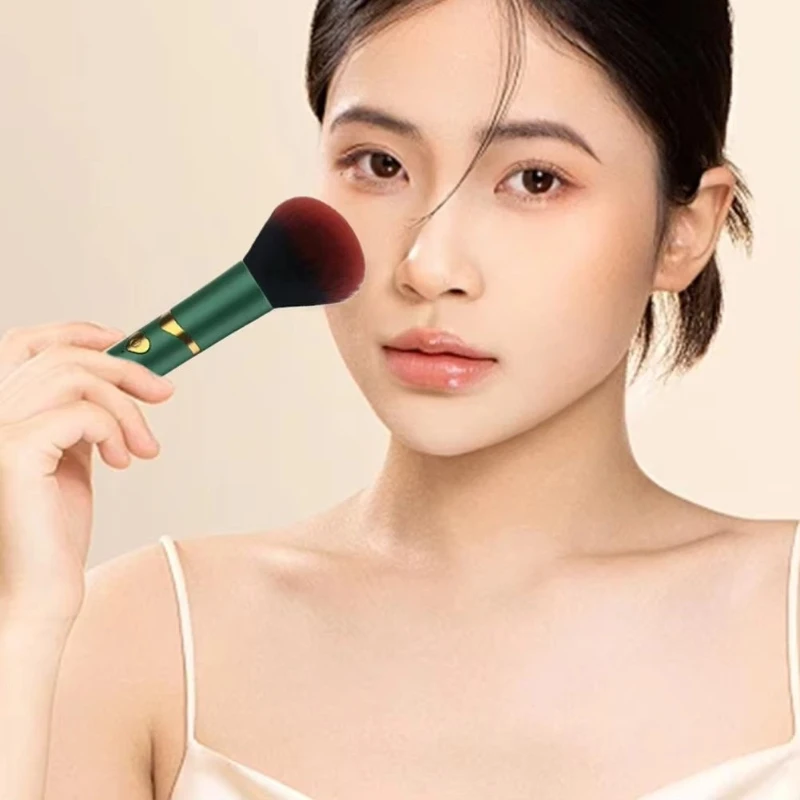 2 In 1 Electric Multi-Function Makeup Brush Foundation Make-Up Massage Vibration Powder Blusher Makeup Tools Makeup Brush