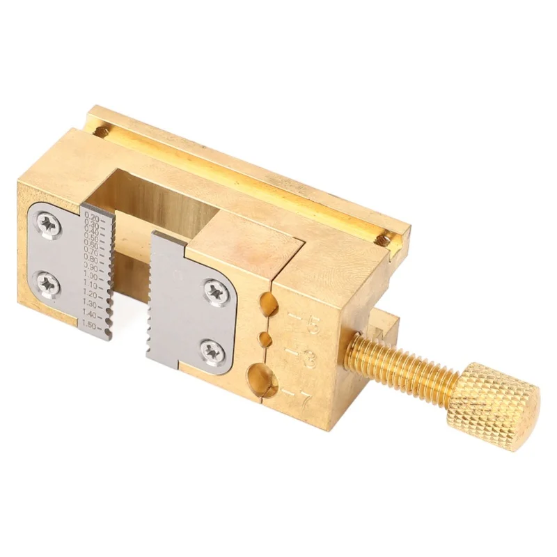 Watch Repair Vise Clamp For Jewelers Watchmaker Wheel Pointers Tube Clamp Home Metal Holder Tool 0.2-1.5mm Hole Dia