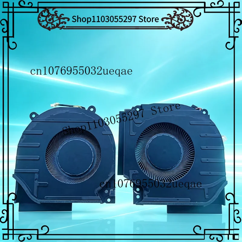 Notebook Laptop Cooler Fan for HP Victus 16‑R 16‑DW WD 16‑DX TPN‑C169 TPN‑C170 12V
