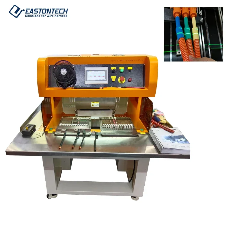 EW-19M New Energy Harness Adjustable Temperature U-type Heat Shrinker Non Damaging Bellows Heat Shrink Tube Heating Machine
