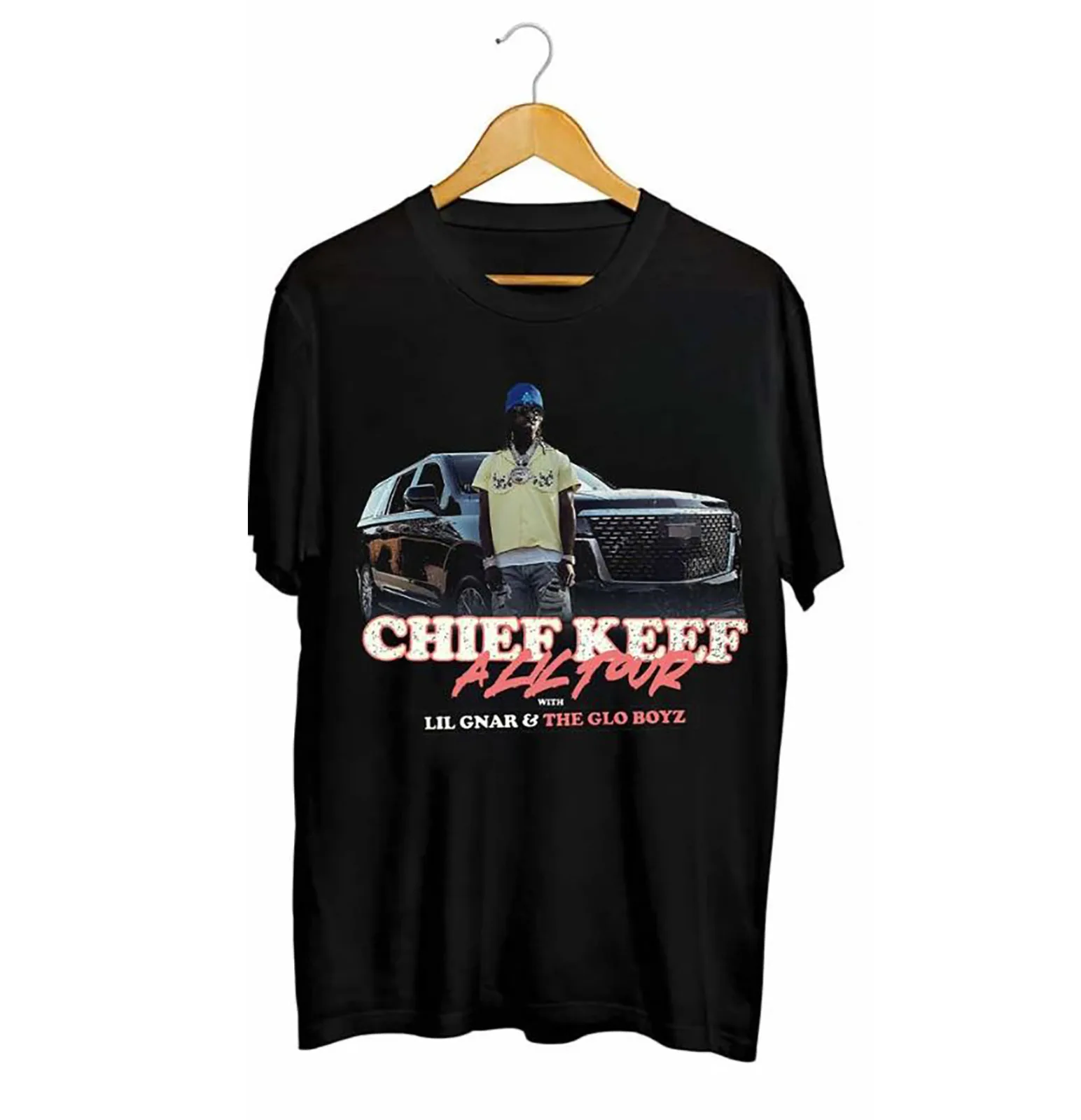 

Унисекс хлопковая Футболка Chief Keef A Lil Tour 2024, полный размер, S-2345XL BO018