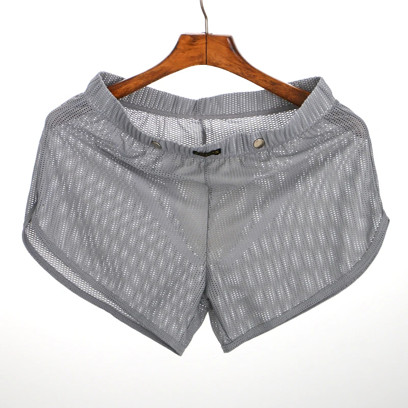 Atmungsaktive Mesh-Boxer für Männer-locker sitzende Sport unterwäsche mit verbessernden Pouch-Pfeils horts