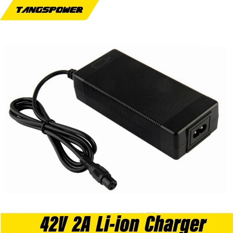 42V 2A Smart Lithium Battery Charger for 36V 2A Charger Li-ion Battery Pack Charger GX12 Connector High Quali