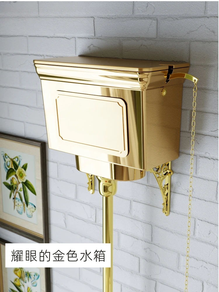 NEW NEWNEW European Style Golden Toilet