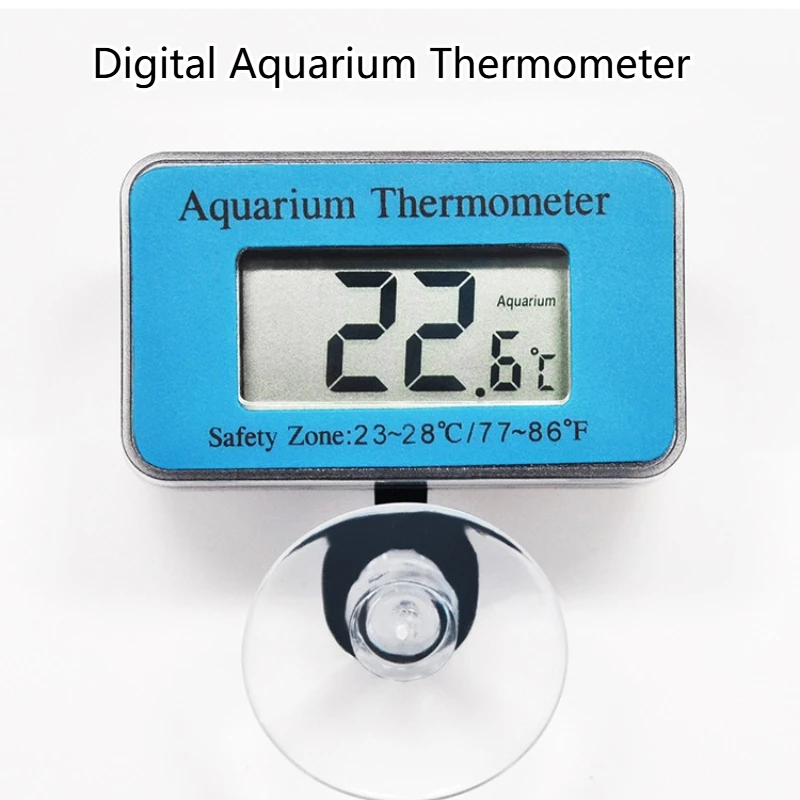 LCD Digital Aquarium Thermometer Fish Tank Submersible Water Temperature Meter -50 to +70℃ Waterproof Temperature Measure Meter
