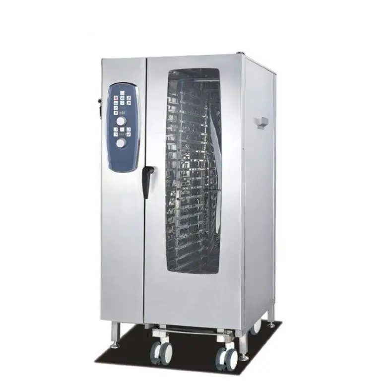 Professional Top Convection Oven Combi Industrial Steam Convection Oven for Baking Electric 20 Trays Oven