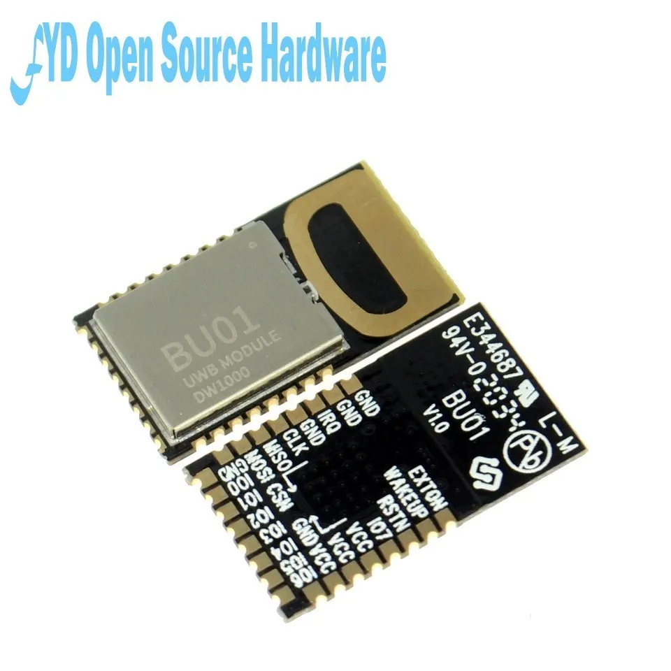 UWB Indoor Positioning Module Label + Base Station Ultra-wideband Short-distance High-precision Ranging Module BU01 DWM1000 