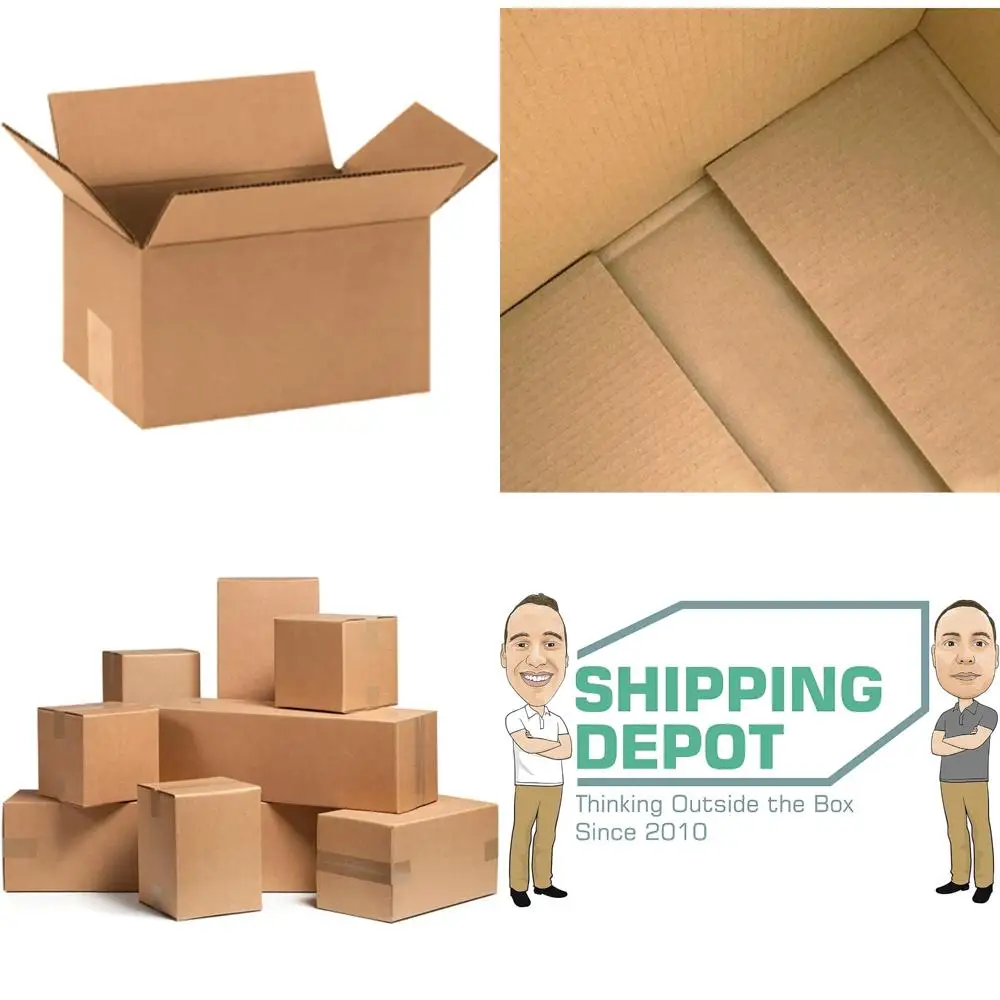 

Secure Seal - 9x6x5 Pack of 100 Corrugated Cardboard Packing Shipping Mailing Moving Carton Boxes