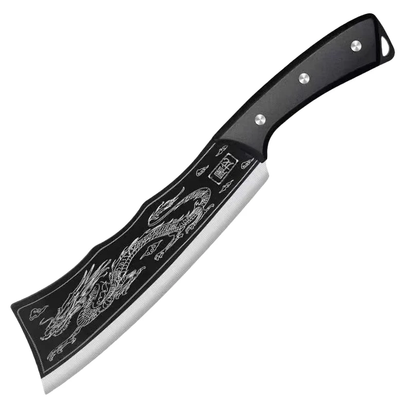 PLYS-Stainless steel bone chopper knife ultra-fast chopping bone knife machete can be sharpened thickened sharp chopping knife