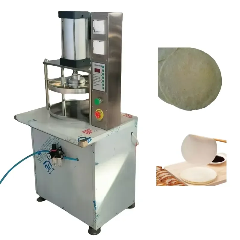Pneumatic Chapati Dough Processing Machinery Pizza Tortilla Press Machine with Food Production Equipment for Bakery Business