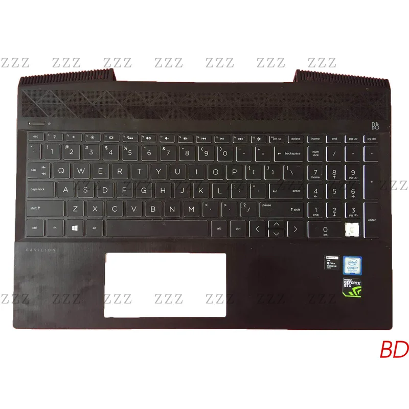 ZZ C Shell Keyboard AM28B000800 FOR HP Shadow Wizard 4th Generation 15-CX TPN-C133