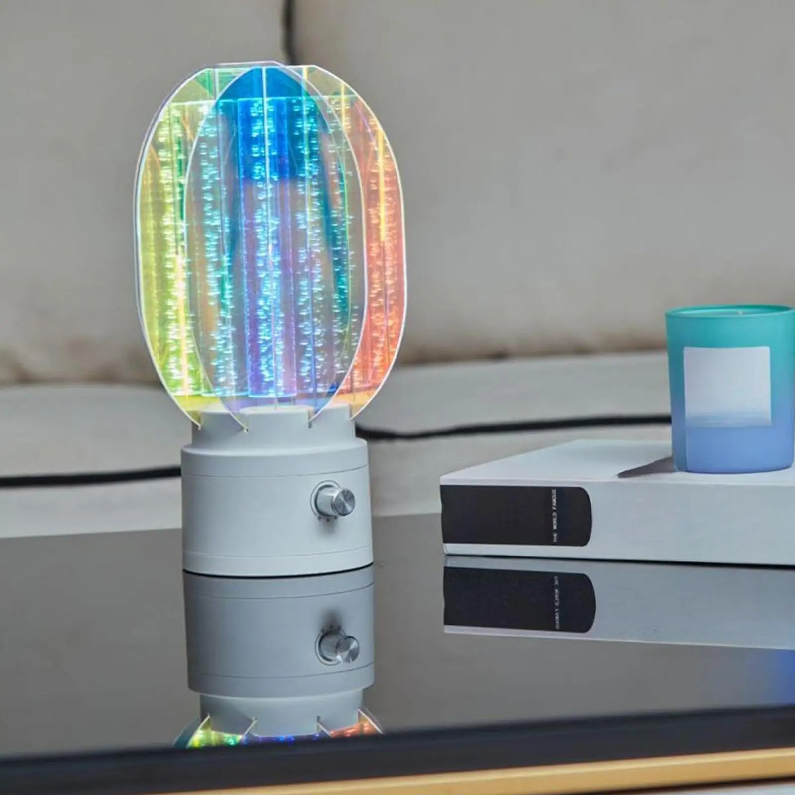 

Aurora Night Light with Aurora Effect 3D Accent Aurora Table Lamp for Desk Workstation Bedroom Living Room Party Home Décor