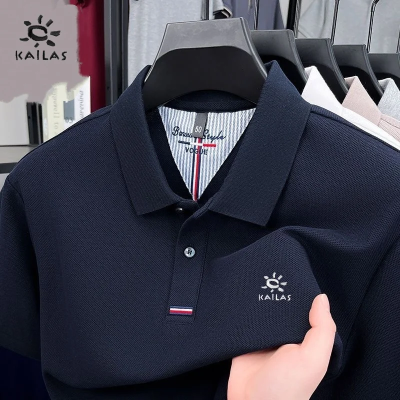 New men's high-quality basic short sleeved polo shirt, summer fashion, casual, cool and comfortable T-shirt top