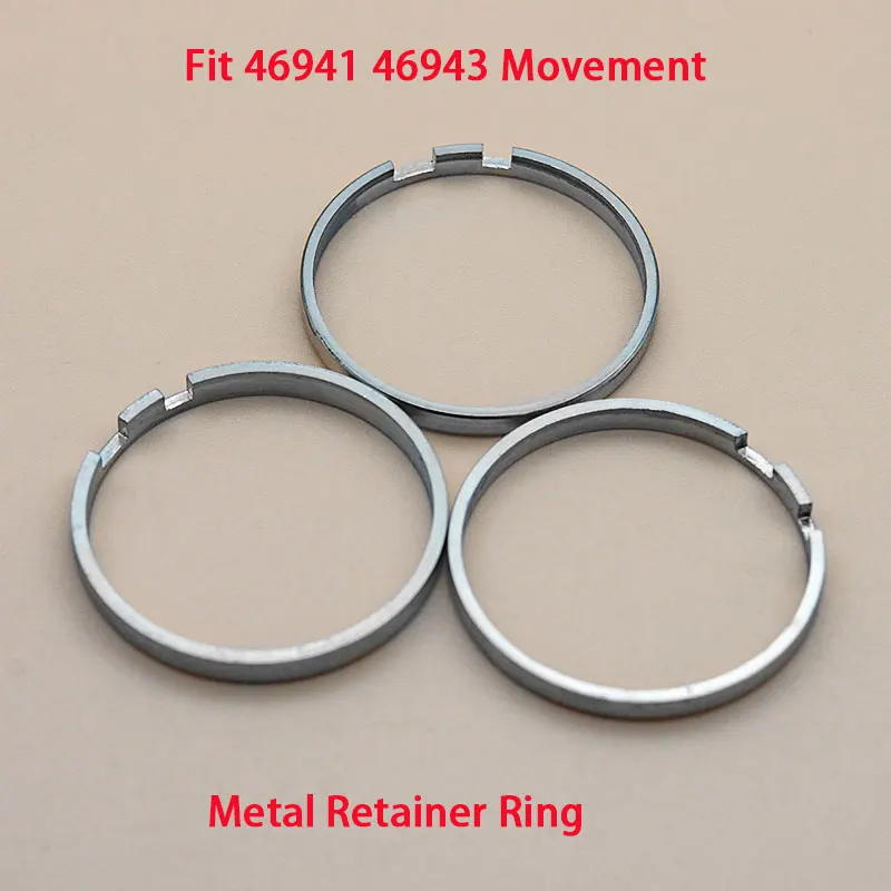 Metal Retainer Ring Fit 46941 46943 Movement Accessories  Replacement Spare Parts For Oriental Double Lion Watch Repair Part