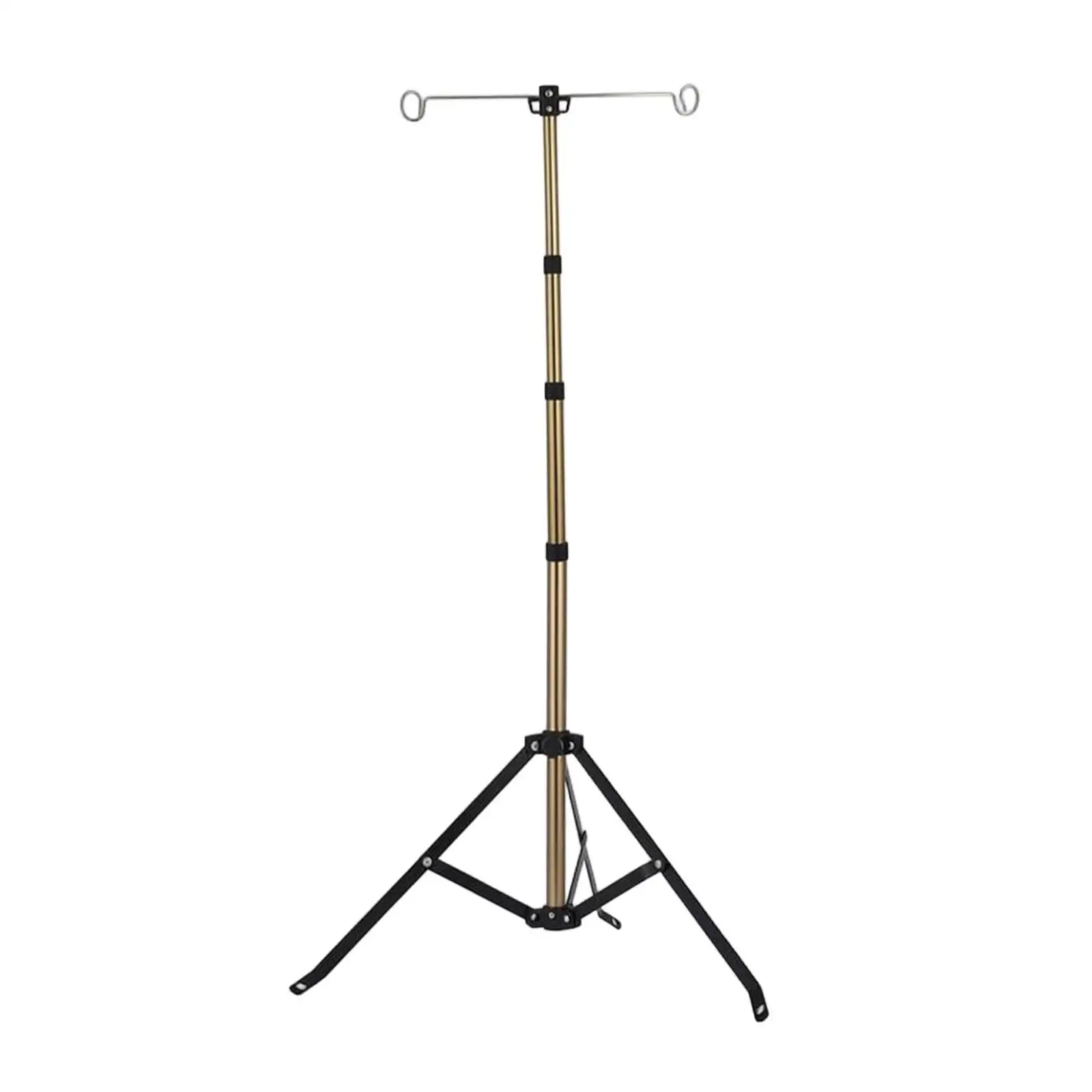 Portable Folding Outdoor Light Stand Telescopic Tripod Lamp Pole for Travel Outdoor Events