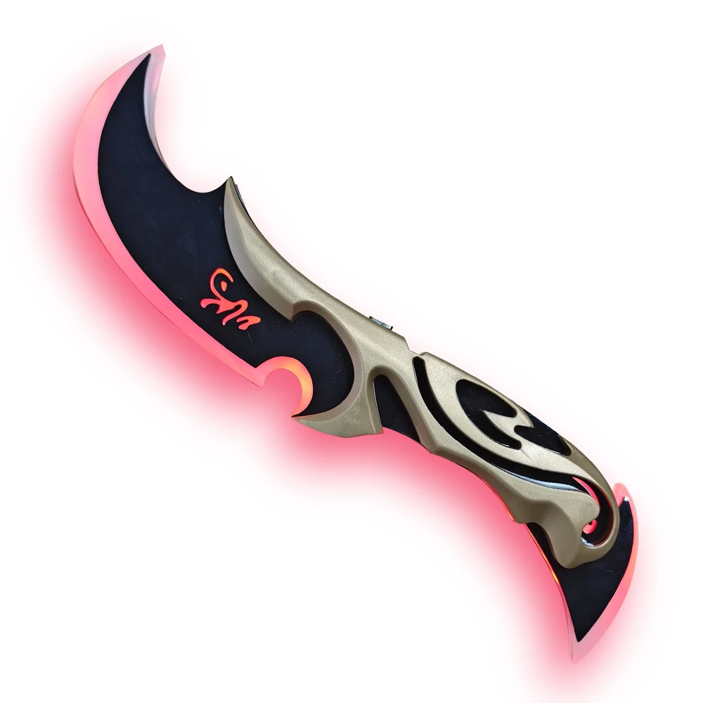 

Handmade VALORANT Game Peripheral Glowing Prop Weapon Model 25CM Charging Toy Knife Uncut Cosplay Prop