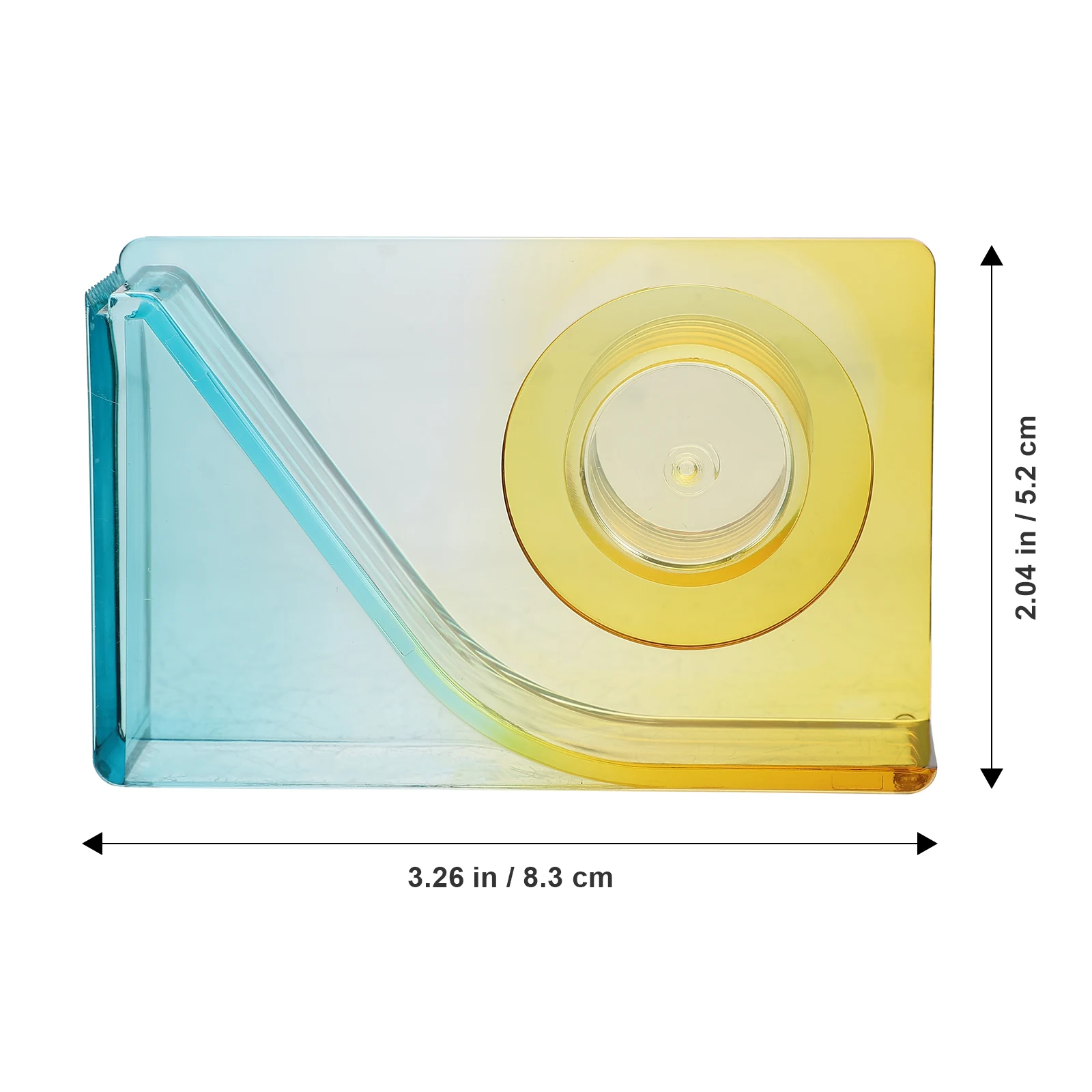 

Tape Dispenser Portable Compact Design Easy Cut Desktop Organizer For Office Home School Clear Tape Holder Multifunctional