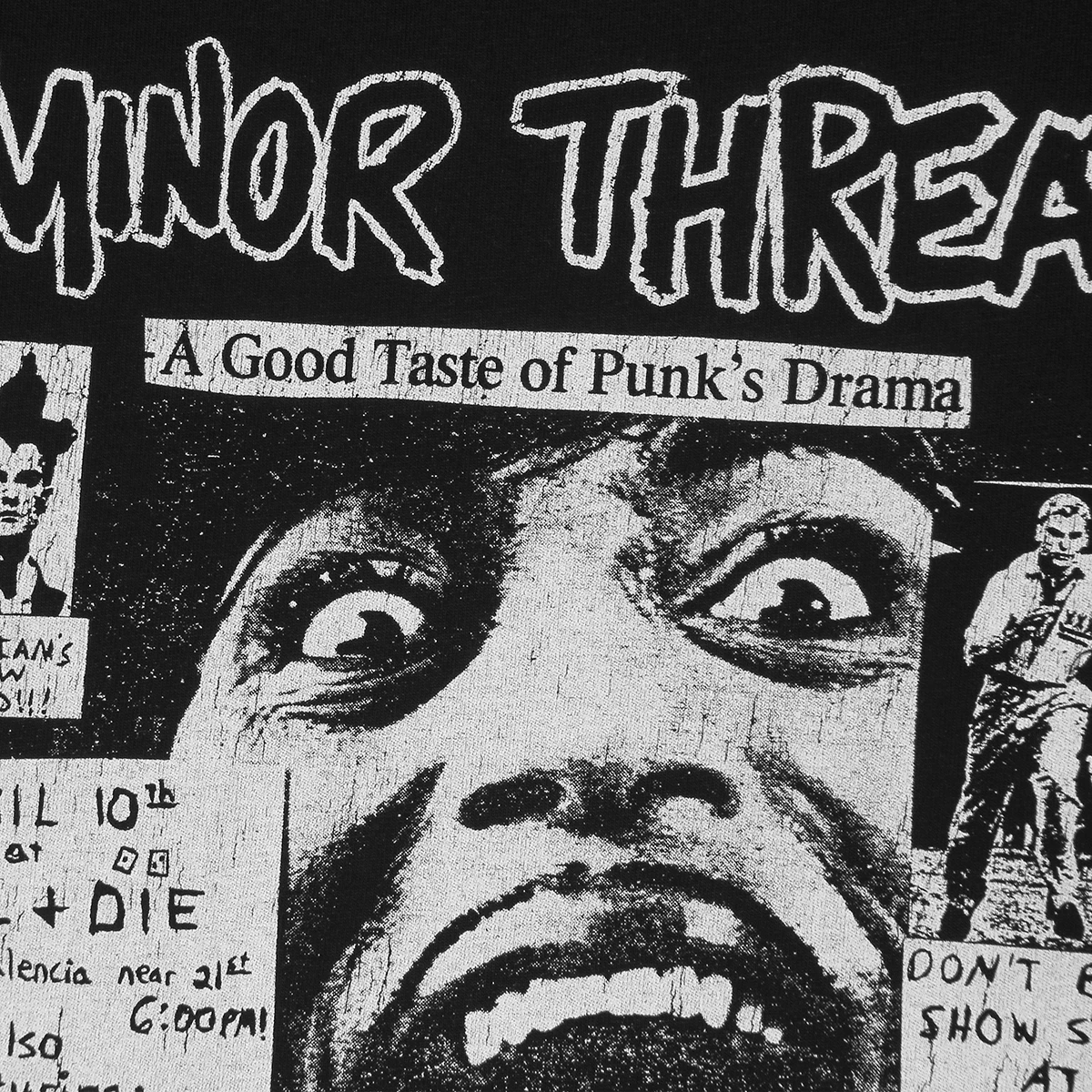 Minor Threat T-Shirt DC Hardcore Punk Band Dischord Records The Teen Idles SOA Black Flag Men's Clothing Washed Printed Shirt view 6