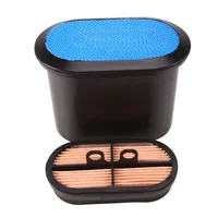 Filtro de aire para vehículos JCB, dispositivo de filtrado de aire para camiones de alta resistencia, diésel, 2 piezas, 32/925683, 32/925682