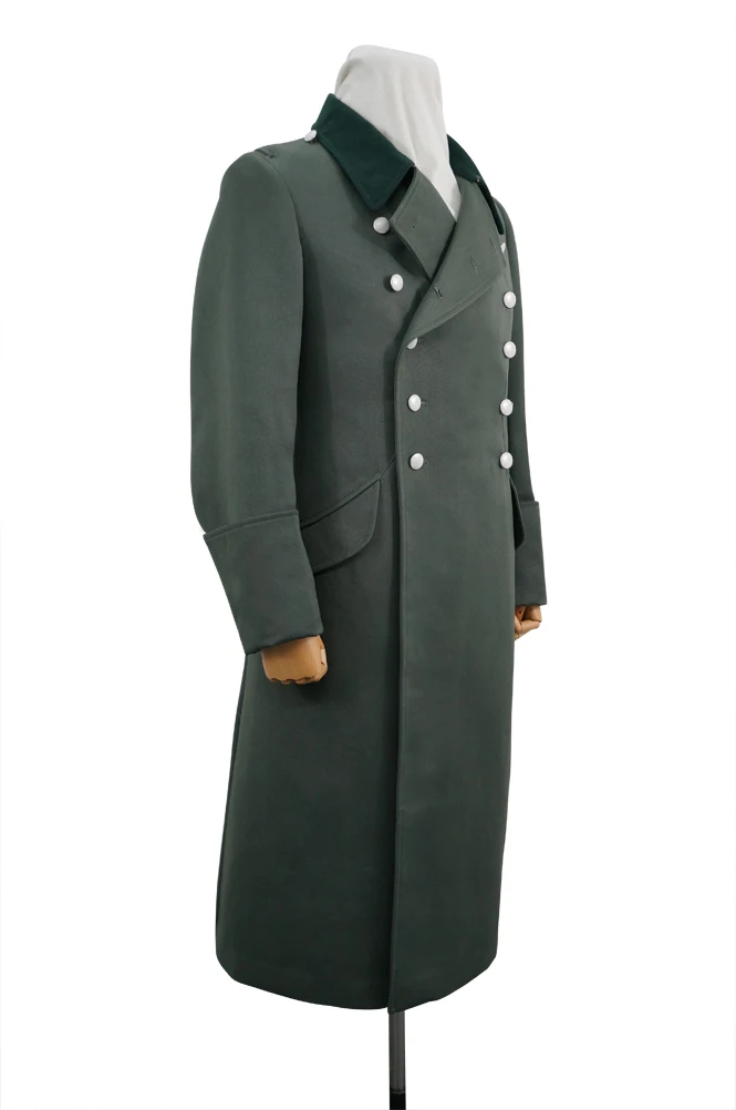 GUGE-007 WWII German M40 Waffen Elite Officer Gabardine Greatcoat