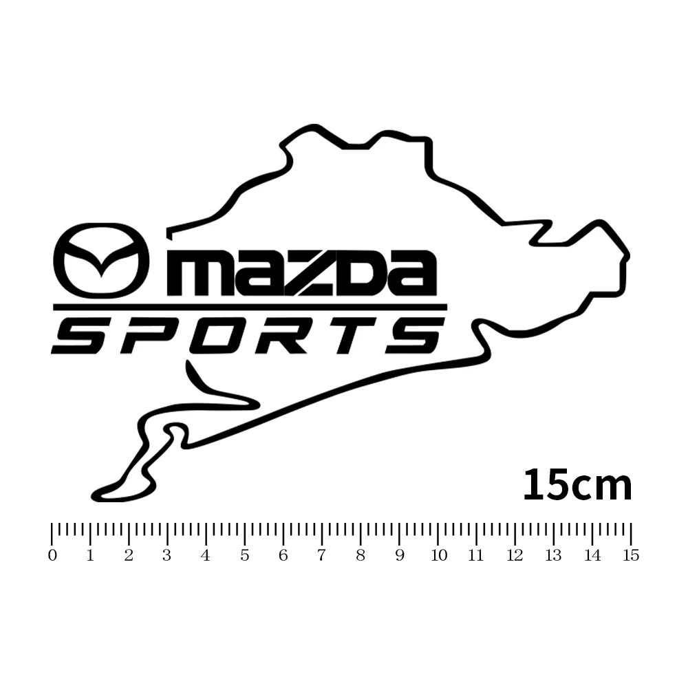 1PC New Car Sticker PVC Car Fuel Tank Cap Decorative Sticker For Mazda 2 3 5 6 7 Axela CX5 CX3 CX4 CX30 CX9 Atenza Demio RX7 MS