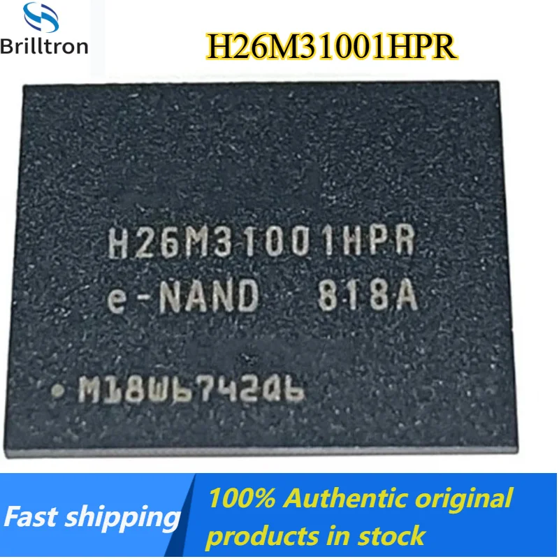 

2-5PCS 100% New Original H26M31001HPR H26M31001FPR 4GB Memory NAND BGA-153 EMMC Chipset Original stock available, fast shipping.