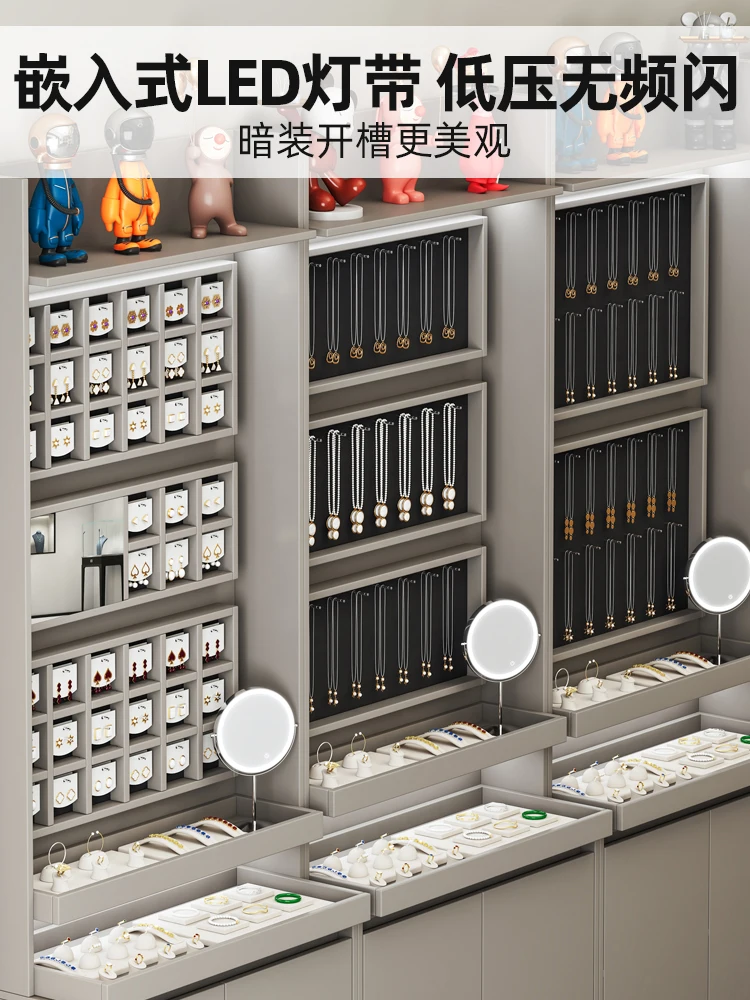 Stand Boutique Store Jewelry Pendant Display Cabinet Send  Container