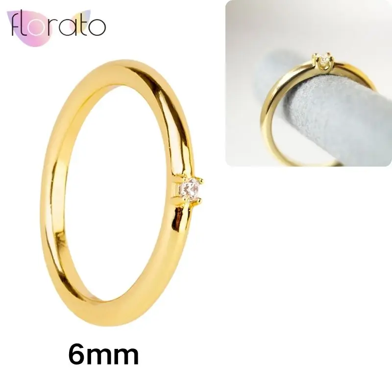 Women's 24K Gold Plated Adjustable Open Hug Ring