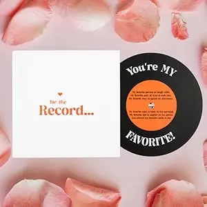 Bienen-Jubiläumskarte für Sie und Ihn, Valentinstagsgeschenk für Ehemann, Ehefrau, Freund, Freundin, für die Schallplatten-Liebeskarte – Detail 11