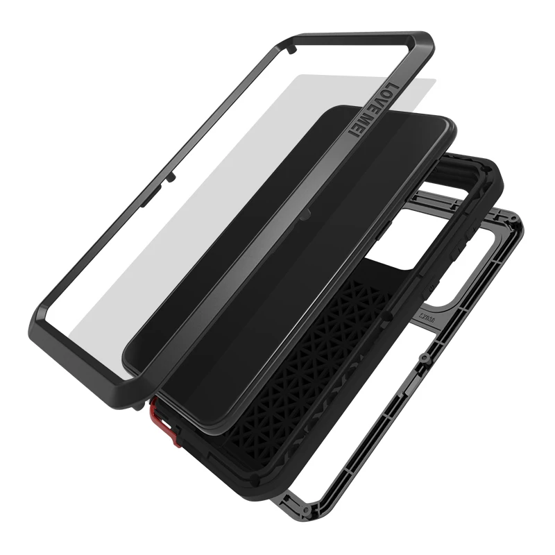 

Love Mei Metal Case For Samsung Galaxy A30s Armor Shockproof Phone Cover For Samsung Galaxy A30s Rugged Full Body Anti-fall Case