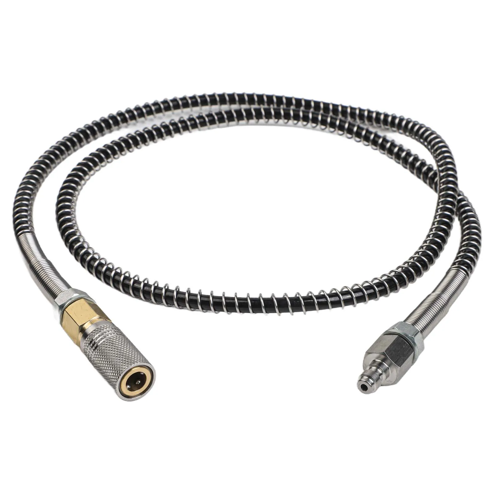Black Air Compressor Accessories Copper Female Quick Disconnect Fitting Air Pump Parts 4500PSI Rated Pressure For Hand Pump