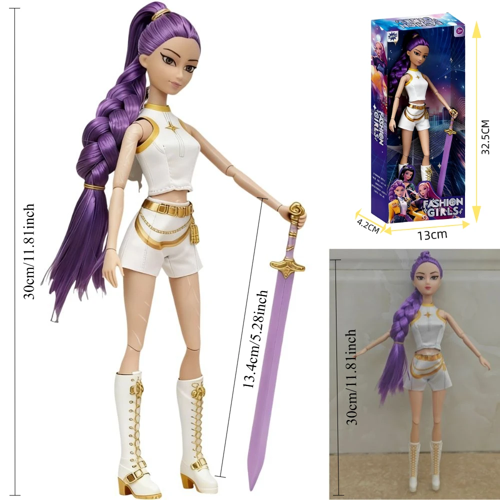

2025 new Complete Set Hunting Witch Group KPOP Dolls - Rumii, Mira, Zoe PVC Action Figure Collection for Fans