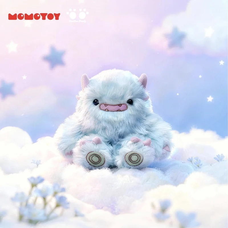 

MOMOTOY Оригинальный милый плюшевый брелок-подвеска Dun Dun Beast в слепой коробке, 6 стандартных и 2 новых стиля, подарок на Новый год для девочек