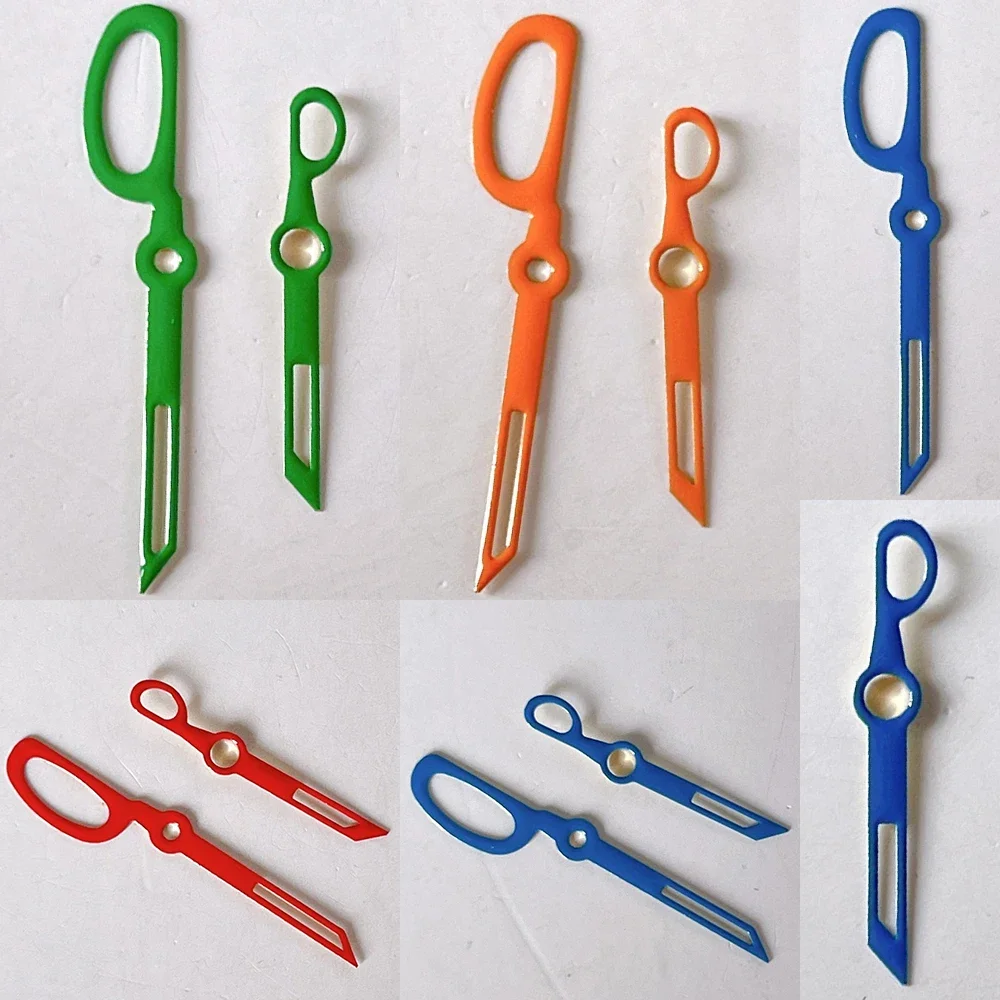 Nieuwe Creatieve Schaar Vorm Horloge Handen Voor Nh35/Nh36/4r/7S Beweging Mechanische Horloge Pointers 8Mm 13Mm Handen Diy