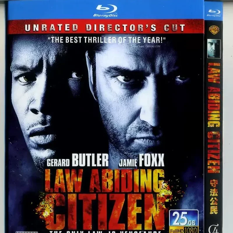 Blu-ray en caja, ciudadano leal a la ley, película de suspense y crímenes, alta definición 1080P.