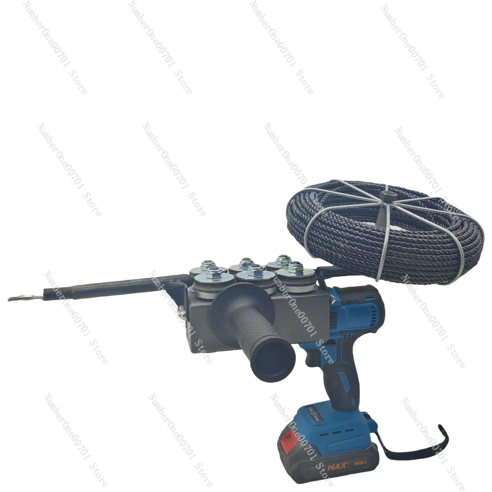 Electric Cable Puller, Lithium Battery Fish Tape for Conduit & Wall, Wire Pulling Machine