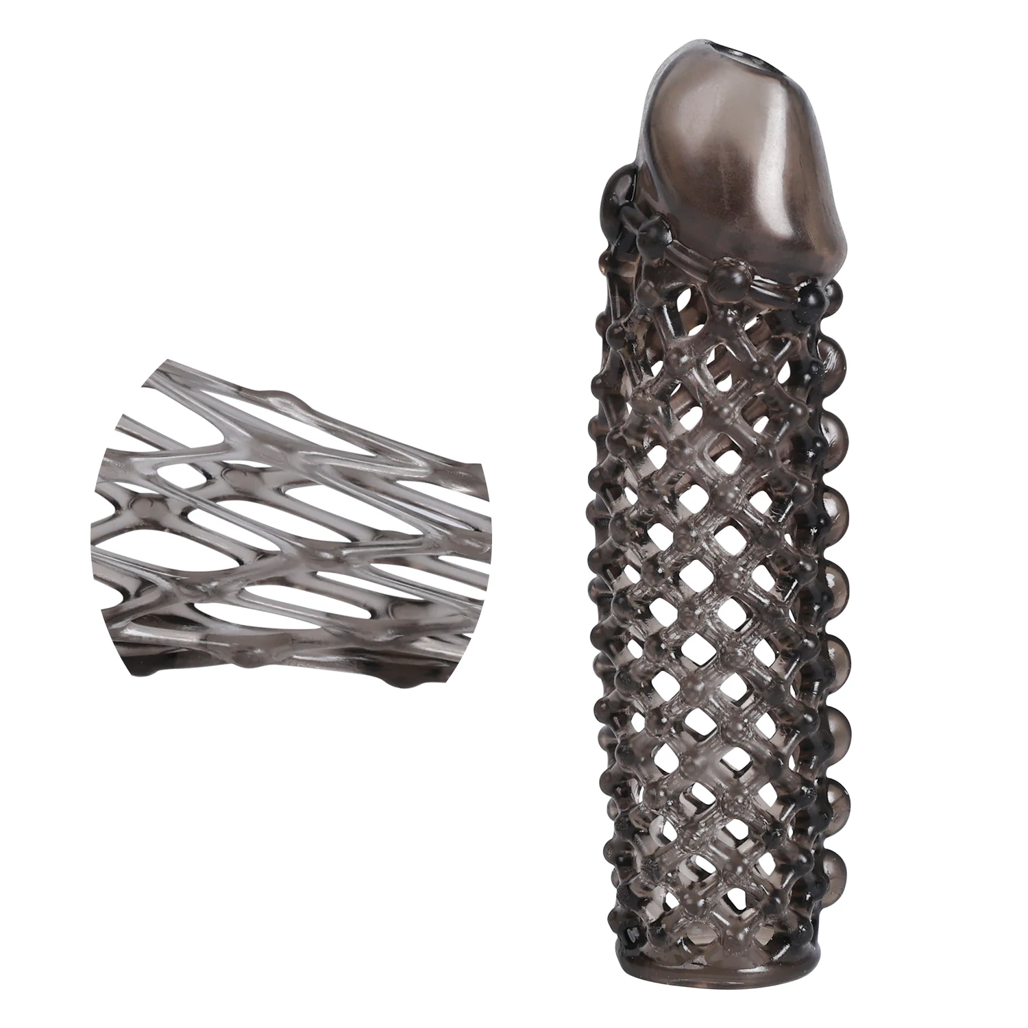 Sex Toys for Men Realistic Penis Silicone Condom Enlargement Sleeve Lock Sperm Dildo Extender Reusable Condom Training Sex Toy18