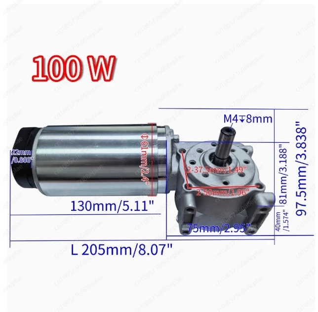 

24V High Speed 250RPM 60W 100W Large Torque Electric DC Motor Geared Motor with Intelligent Encoder Automatic Door Motor